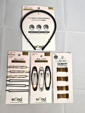 SCUNCI 46 Piece Hair Lot-Fine Hair Short Pins, Barrettes, Bobby Pins  Headband