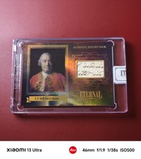 2024 Eternal Cuts David Hume Authentic History Relic Two-Line Script 80/99