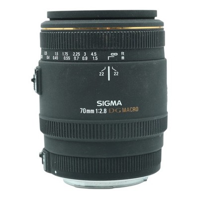 Objekti Tele Sigma EX 70mm 70 mm 1:2.8 2.8 DG Macro - EOS EF Bajonett