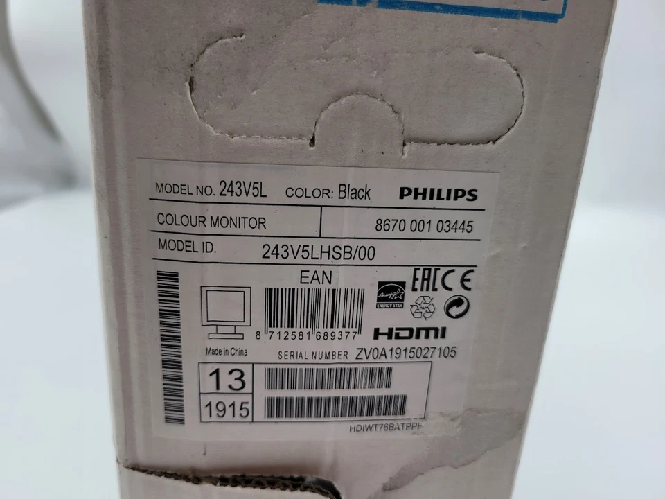 Philips V-line 243V5L - LED monitor - Full HD (1080p) 23.6'' - Image 3 of 4