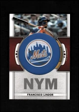 2023 Topps Team Logo Commemorative Patch #TLPFL Francisco Lindor - NM-MT