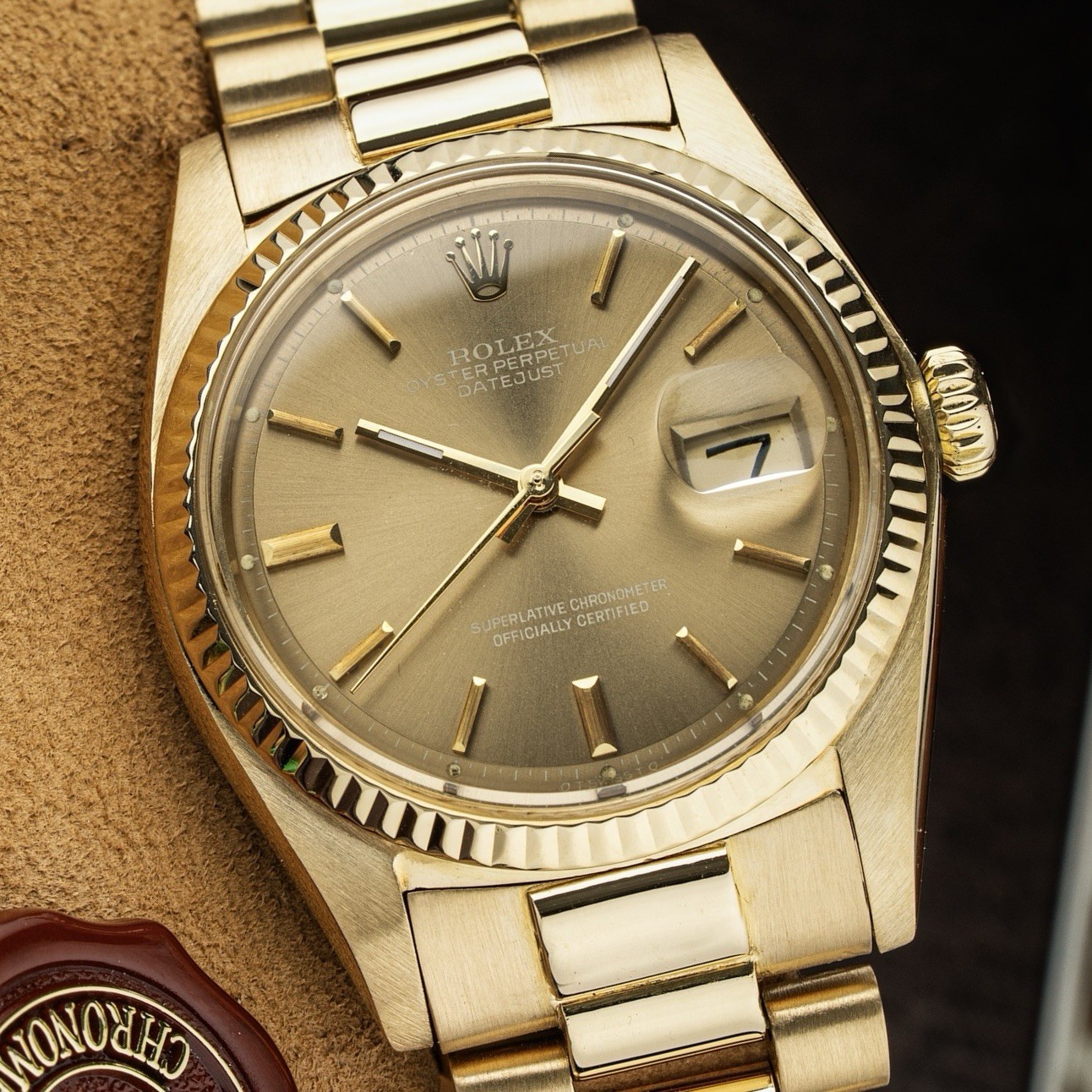 Rolex Datejust 18k Yellow Gold President