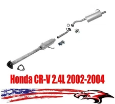 New Extension Pipe Resonator and Muffler For Honda CR-V 2.4L 2002-2004