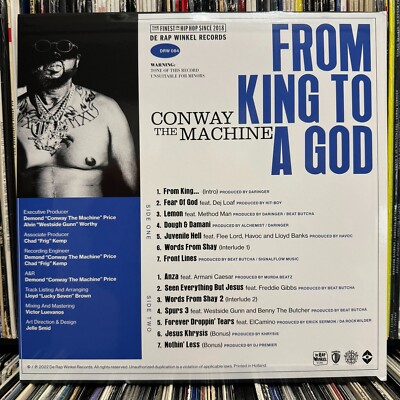 CONWAY THE MACHINE - FROM KING TO A GOD (VINYL LP) 2021!!! RARE