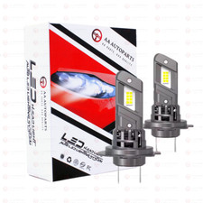 2X H7 Super Bright LED Headlight Bulbs Globes Kit High Low Beam 6500K White