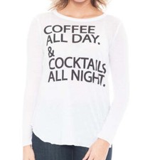 Chaser Coffee  Cocktails Long Sleeve Women's Shirt