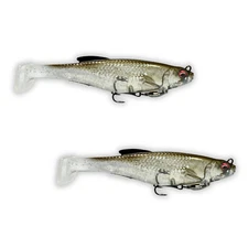 USA BASS TACKLE 4.5 Magnum Swimbait - Hand-Poured Magdraft Style Pre-Rigged Bait