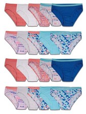 Girls' Cotton Bikini Underwear Multipacks 20 Pack-Fashion Assorted 6
