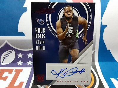  2016 Panini Absolute Rook Ink Red Kevin Dodd #33 Rookie Auto RC