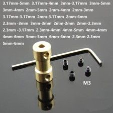 2-5mm Copper Shaft Coupling Coupler Motor Joint Connector -For RC Boat Model DIY