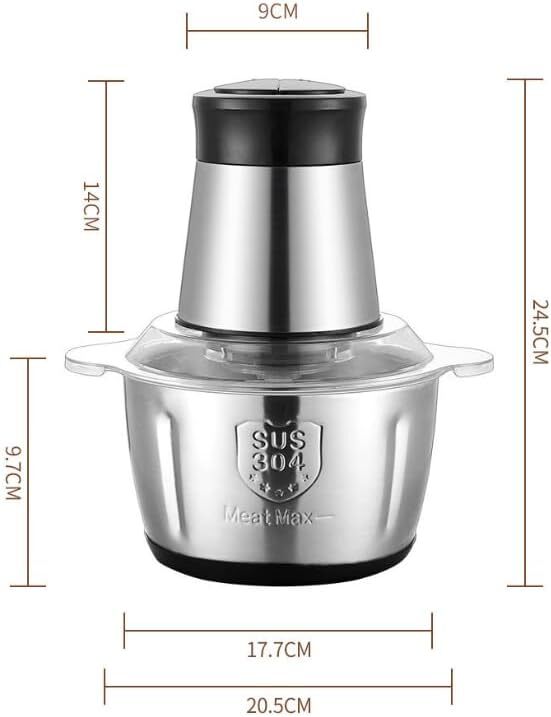 3L Electric Meat Grinder Mincer Mixer Blender Food Chopper Processor Blender NEW