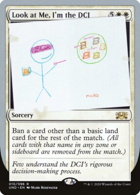 MTG Magic the Gathering Look at Me, I'm the DCI (10/107) Unsanctioned NM