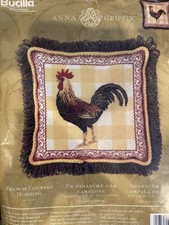 Bucilla Needlepoint Kit French Country Morning by Anna Griffin New/Open Complete
