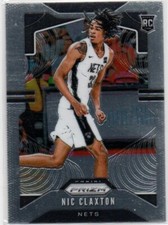 2019-20 Panini Prizm #292 Nic Claxton BROOKLYN NETS Rookie Card 4. rookie card picture