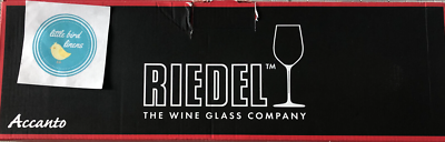 Set /4 RIEDEL ACCANTO Stemless Wine Tumbler Crystal New Box 12 oz Gift  Germany | eBay