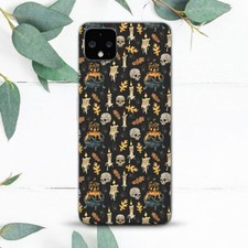 Halloween Skull Candles Leaves Case For Google Pixel 2 3 3a 4 4a 5 6 7 8 XL