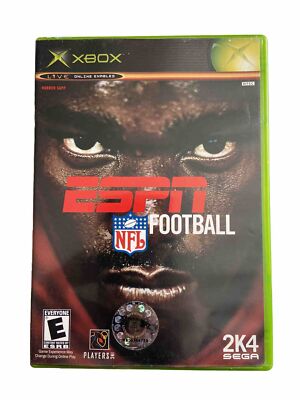 ESPN NFL Football (Microsoft Xbox, 2003)- Complete