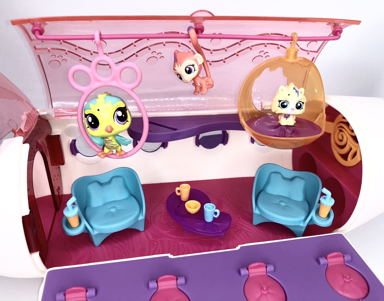 Littlest Pet Shop Jet Playset Toy, Includes 3 Pets, Lots of Accessories