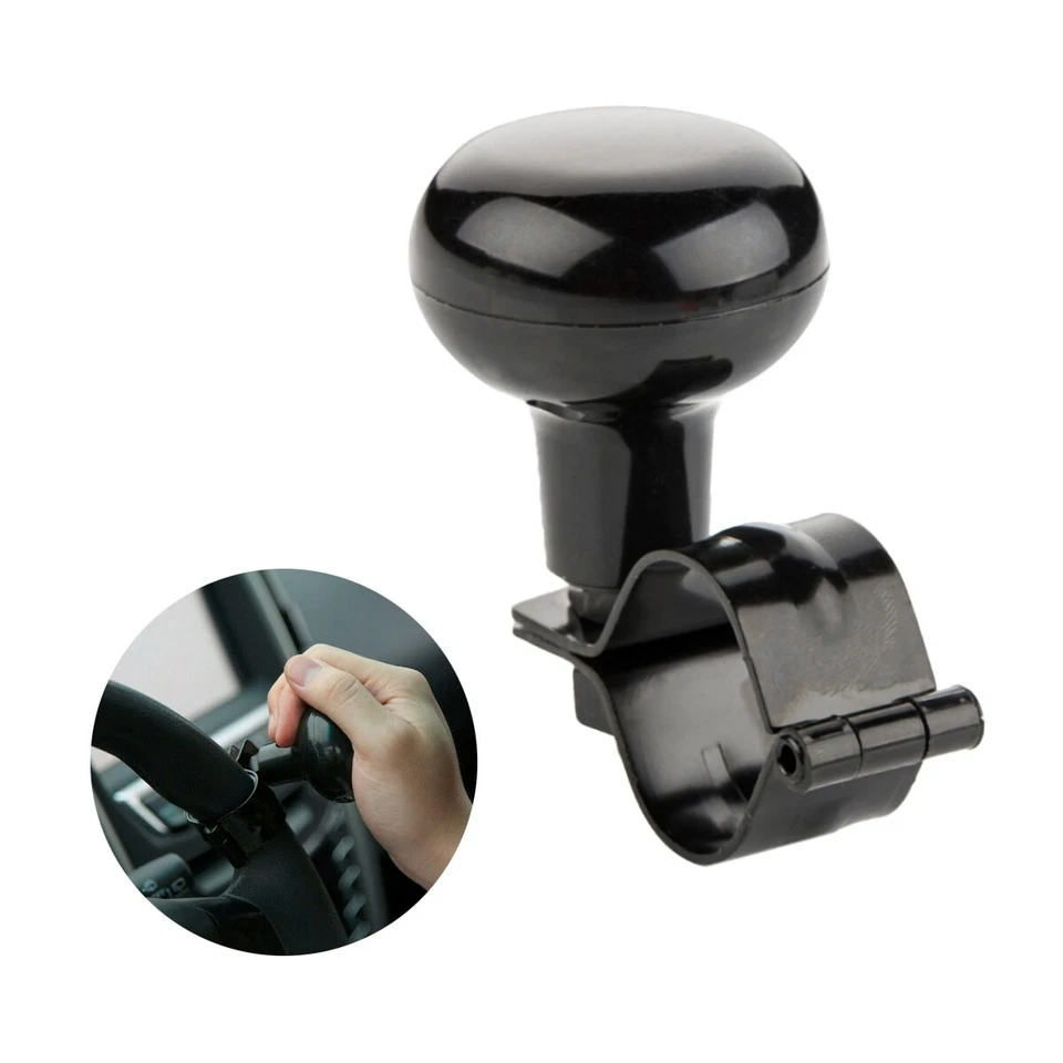 Auto Lenkhilfe Fahrhilfe Lenkradknauf Steuerknauf 360° Negro Para DAIHATSU - Imagen 3 de 4