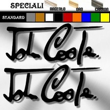 coppia adesivo mini JOHN COOPER tuning prespaziato,auto moto