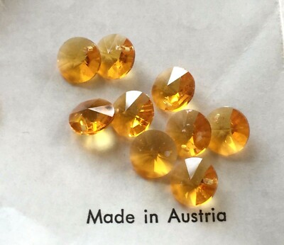 Swarovski Kristalle - 20 Topas 8 MM Flashdrive Facettiert Art.6200 Corona -