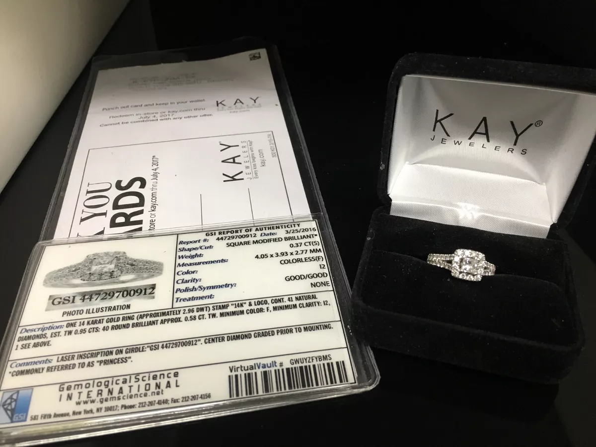 Lab-Created Diamonds by KAY Pear Shaped Engagement Ring 2-1/2 ct tw 14K  White Gold | Kay