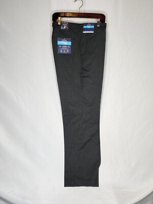 green emerald velvet dress Classic Fit Solid Stretch Suit Pant – Perry Ellis main image 0
