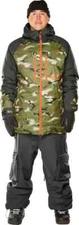 NWT MENS THIRTYTWO LASHED INSULATED SNOWBOARD JACKET $240 L camo black