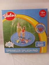 VATOS Sprinkler Splash Pad for Kids Toddlers, 67" Brand New, Marine Animals