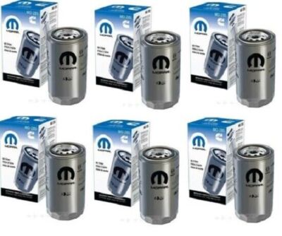 1989-2021 DODGE RAM CUMMINS 5.9L 6.7L DIESEL ENGINE OIL FILTER SET OF 6