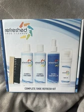 Refreshed Shoe Cleaner & Conditioner - Complete Kit + Repellent,Touch Up & Brush
