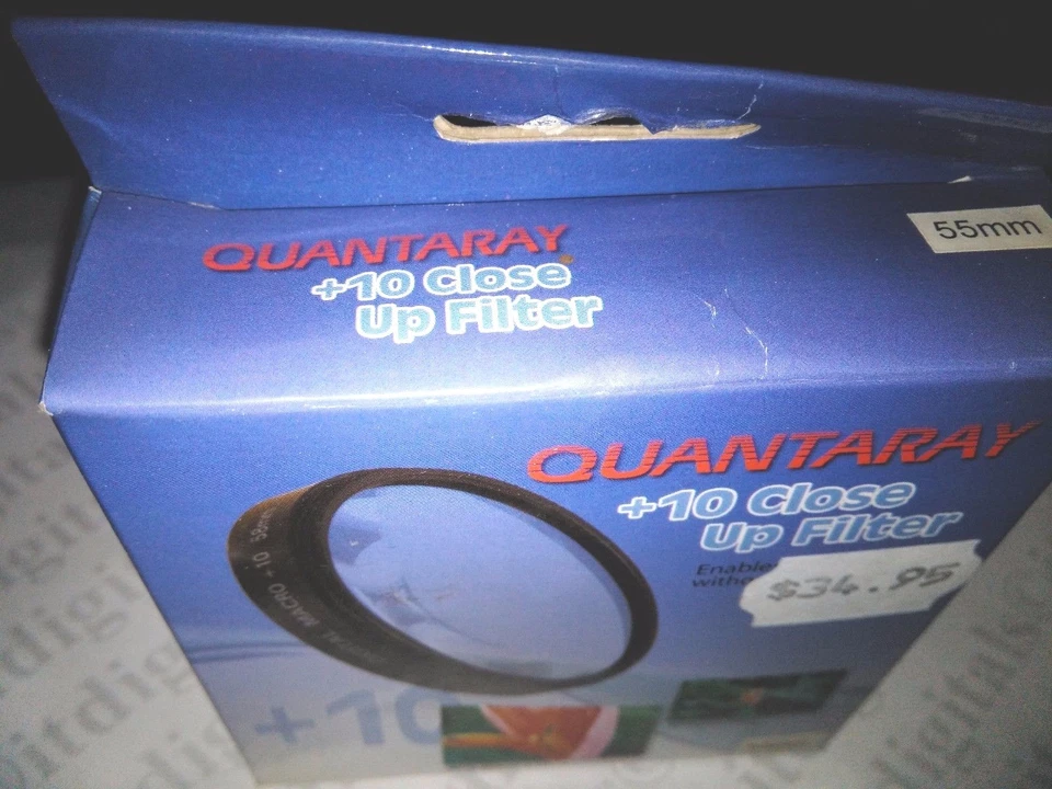 55mm Macro +10 Close-Up Lens Filter No.10 For DSLR SLR Film Digital Camera 55 mm - Image 3 of 3