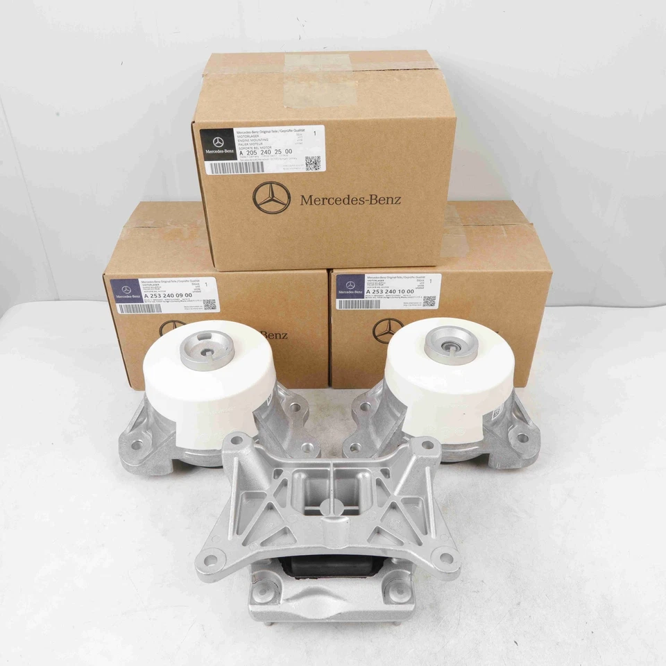 3Pcs OEM Engine Mounts Fit For Mercedes-Benz GLC250 GLC300 GLC350 E300 E350 E200 - Image 2 of 4