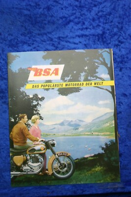 BSA Bantam C15 Star 250 B31 350 B33 500 Prospekt (M1029) Nachdruck Archiv Verlag