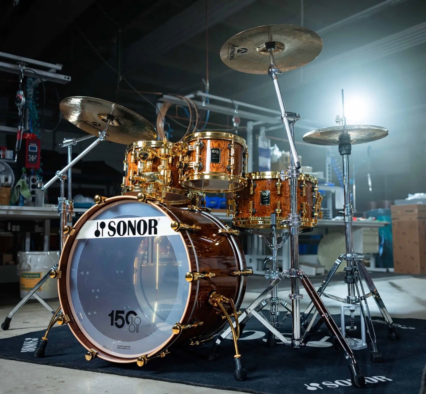 Sonor 150th Anniversary Signature Shell Set Genuine Bubinga #11 of 50 Worldwide