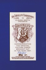 2018 Topps Allen & Ginter Mini Brooklyn Back #176 Claire Smith RC 14/25