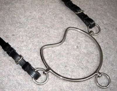 FSS CHIFNEY Anti-Heck Steuerhengst Colt Bit Kopfgurt Kopfstück Sliphead NEU