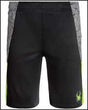 NEW SPYDER SIDE-WEBBING SHORTS YOUTH KIDS S M L XL BRYTE YELLOW