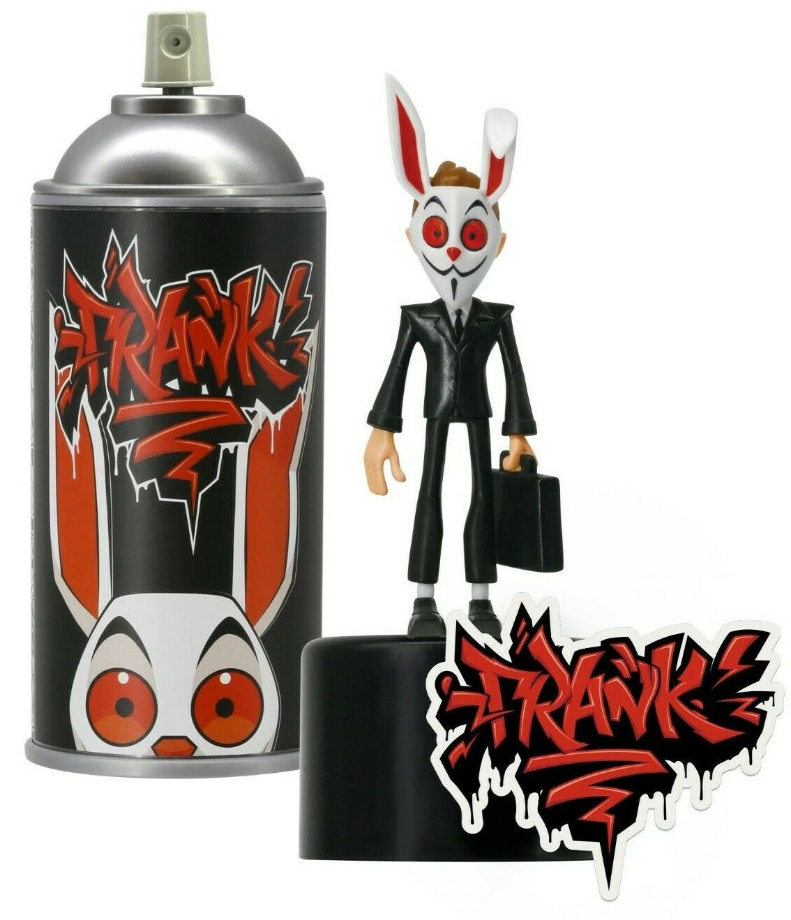 SUBWAY SURFERS SPRAY CREW JAKE-FRANK-TRICKY 4” FIGURE INSIDE THE CAN