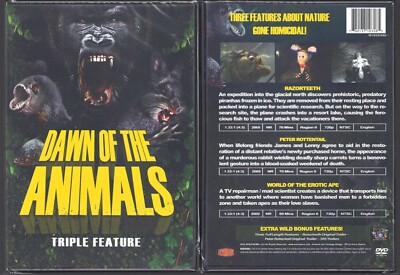 Dawn of the Animals Triple Feature (DVD) Creature Features - New & Sealed