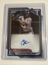 2024 Bowman Chandler Pollard Chrome Prospect Auto 1st #CPA-CP
