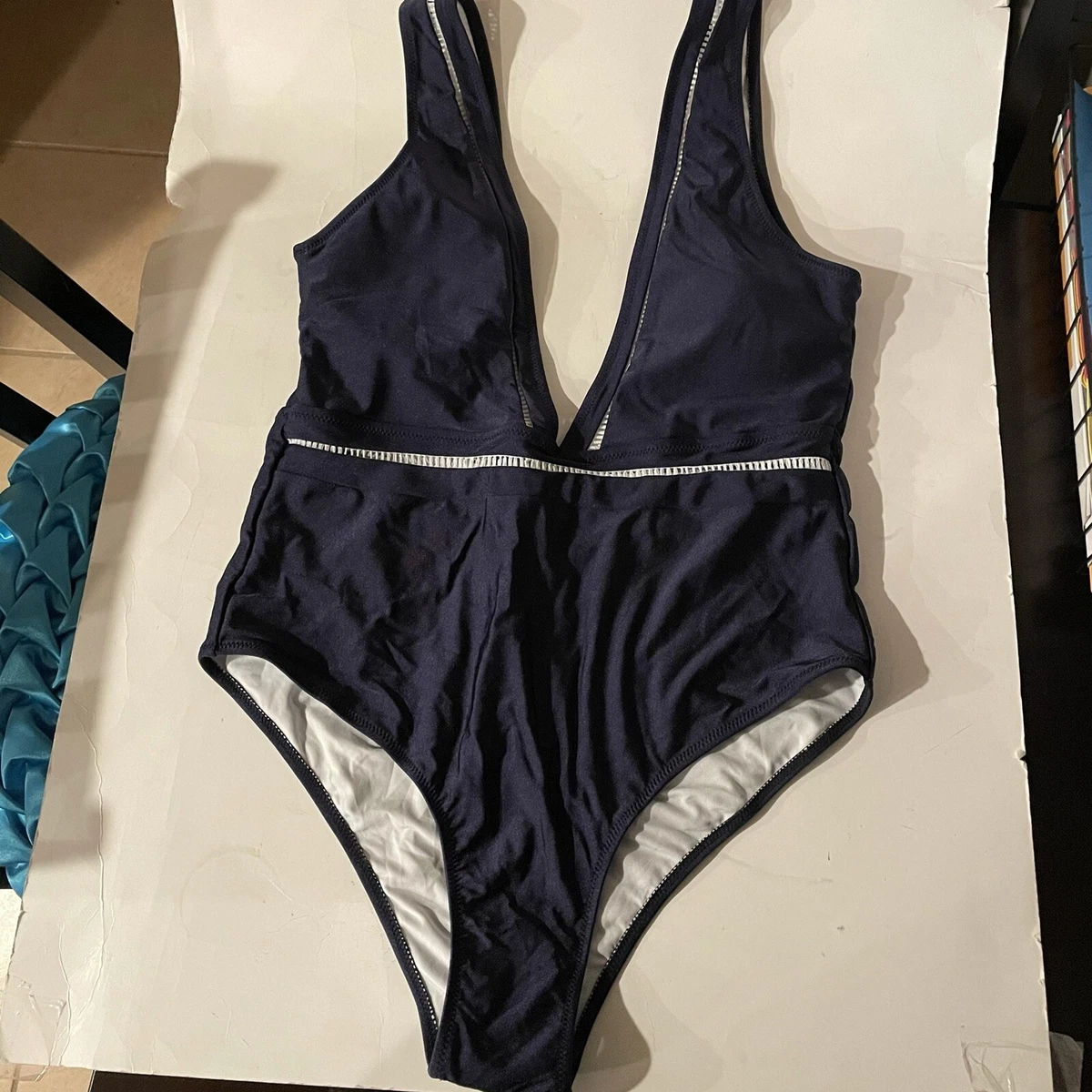 Cupshe navy one piece sale