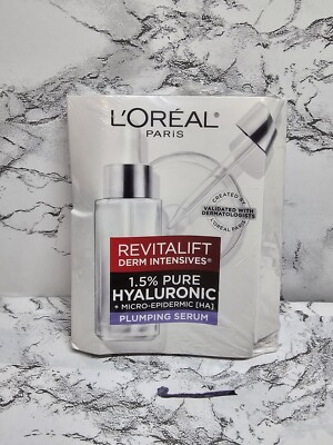 L'Oreal Revitalift Derm Intensive Hyaluronic Plumping Serum Travel 0.14oz Sealed