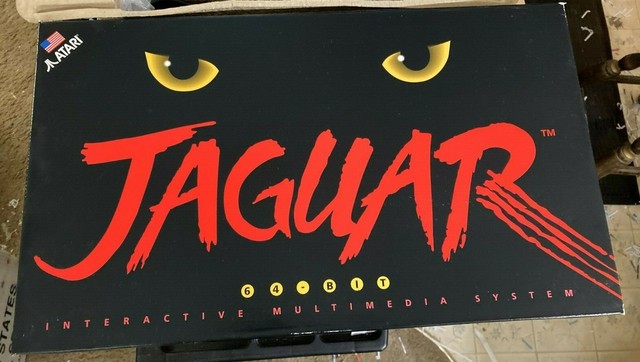 Atari Jaguar GAME CONSOLE SYSTEM J8011 NEW in Box With CYBERMORPH NOT POWER Kit