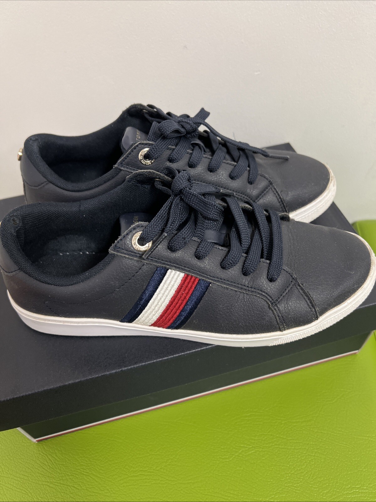 Tommy Hilfiger Essential Stripes Sneaker Women 39 UK6 Space Blue image 4