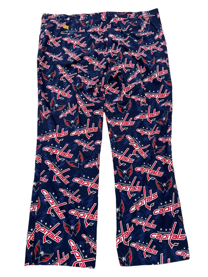 LOUDMOUTH NHL 华盛顿首都标志高尔夫裤男式 48x32 运动休闲 — 第 2/4 张图片