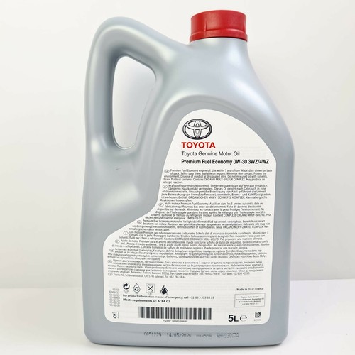 GENUINE TOYOTA PROACE DIESEL ENGINE MOTOR OIL 0W30 3WZ/ 4WZ PREMIUM ...