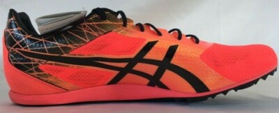 New ASICS Cosmoracer MD XC Flash Coral Black Fabric & Synthetic Shoes Size 7.5