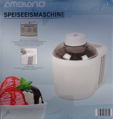 Eismaschine - Speiseeismaschine  700 ml thermoelektrisch selbstkühlend AMBIANO
