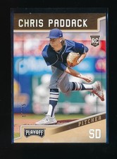 CHRIS PADDACK 2019 PANINI PLAYOFF HOLO SILVER RC ROOKIE #/25 *SAN DIEGO PADRES*